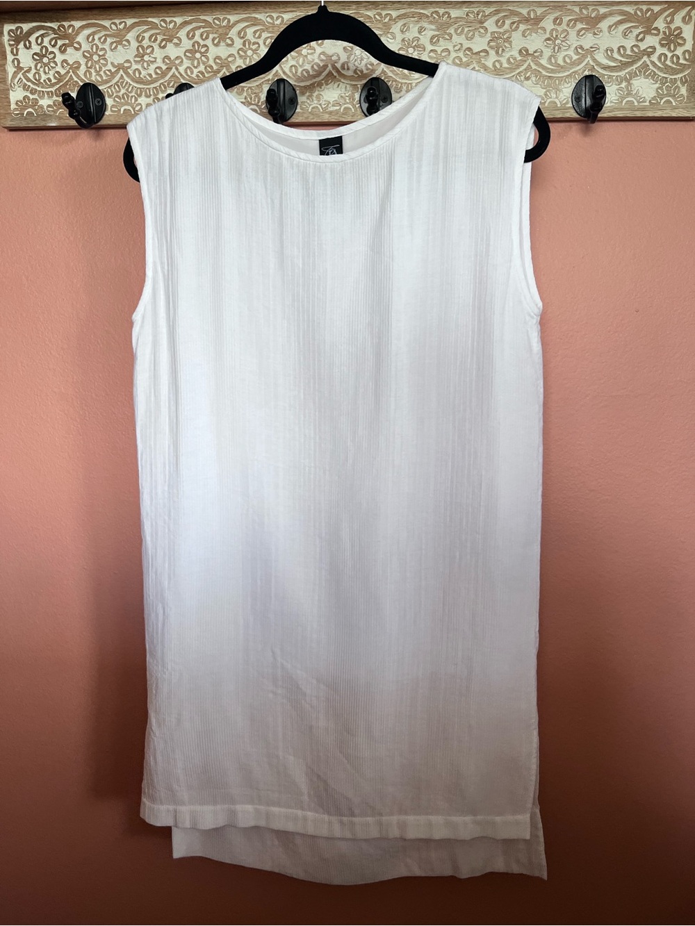 Zero + Maria Cornejo Knee-Length White Shift Dress